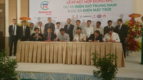 Trung Nam ký kết hợp đồng EPC cho dự án điện tại tỉnh Ninh Thuận