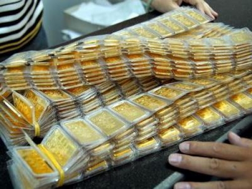 Sản xuất vàng miếng, XNK vàng nguyên liệu thuộc độc quyền nhà nước