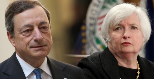 Yellen, Draghi đến với Jackson Hole với nỗi lo lạm phát yếu