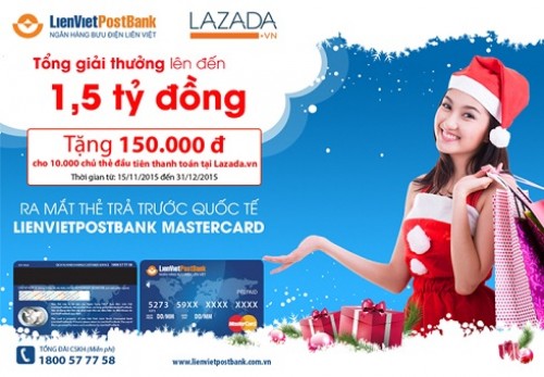 LienVietPostBank sắp ra mắt thẻ trả trước quốc tế LienVietPostBank MasterCard