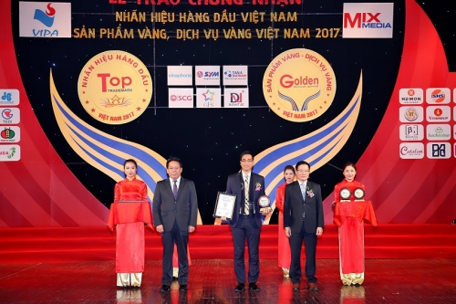 Tập đoàn GFS được vinh danh Top 20 “Nhãn hiệu hàng đầu Việt Nam năm 2017”