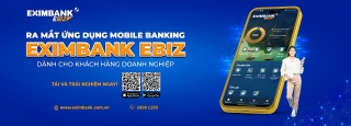 Eximbank ra mắt ứng dụng Mobile Banking Eximbank EBiz dành cho doanh nghiệp