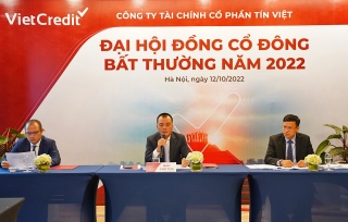 VietCredit tổ chức thành công Đại hội đồng cổ đông bất thường