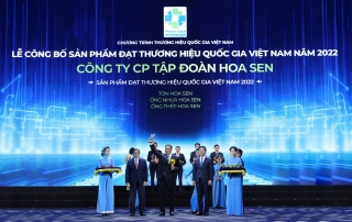 Tập đoàn Hoa Sen lần thứ sáu được vinh danh Thương hiệu Quốc gia Việt Nam