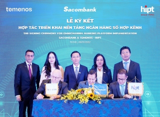 Sacombank hợp tác triển khai nền tảng ngân hàng hợp kênh với liên danh Temenos - HiPT