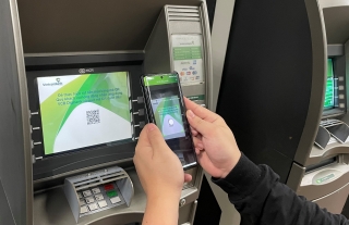 Rút tiền tại ATM không cần dùng thẻ