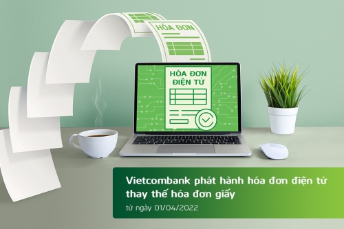 vietcombank phat hanh hoa don dien tu thay the hoa don giay ke tu ngay 01042022