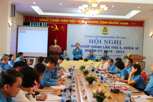 Công đoàn Ngân hàng Việt Nam: Hội nghị Ban chấp hành thông qua nhiều Nghị quyết quan trọng
