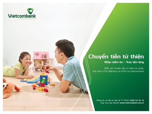 Vietcombank mở rộng dịch vụ chuyển tiền từ thiện với Quỹ Saigon Children’s Charity