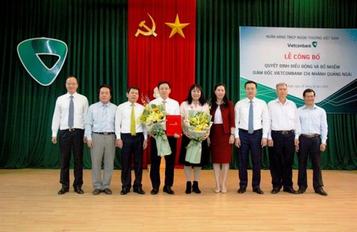 Điều động, bổ nhiệm Giám đốc Vietcombank Quảng Ngãi và Dung Quất