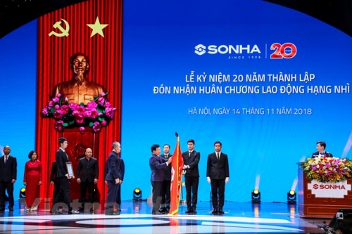 Tập đoàn Sơn Hà đón nhận Huân chương Lao động hạng Nhì