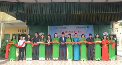 Vietcombank tài trợ 3 tỷ xây dựng trường tiểu học Hoàng Diệu, Hải Dương