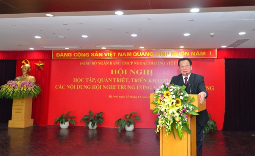 Đảng bộ Vietcombank triển khai thực hiện các Nghị quyết Trung ương 8