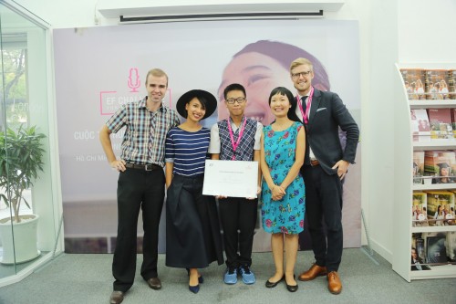 Học sinh Việt chiến thắng cuộc thi hùng biện tiếng Anh mang tầm thế giới
