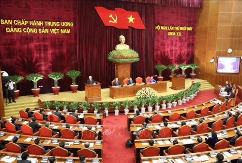 Thông báo Hội nghị lần thứ 11 Ban Chấp hành Trung ương Đảng khóa XII