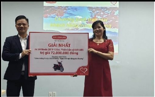 Dai-ichi Life Việt Nam chào mừng khách hàng thứ 3 triệu