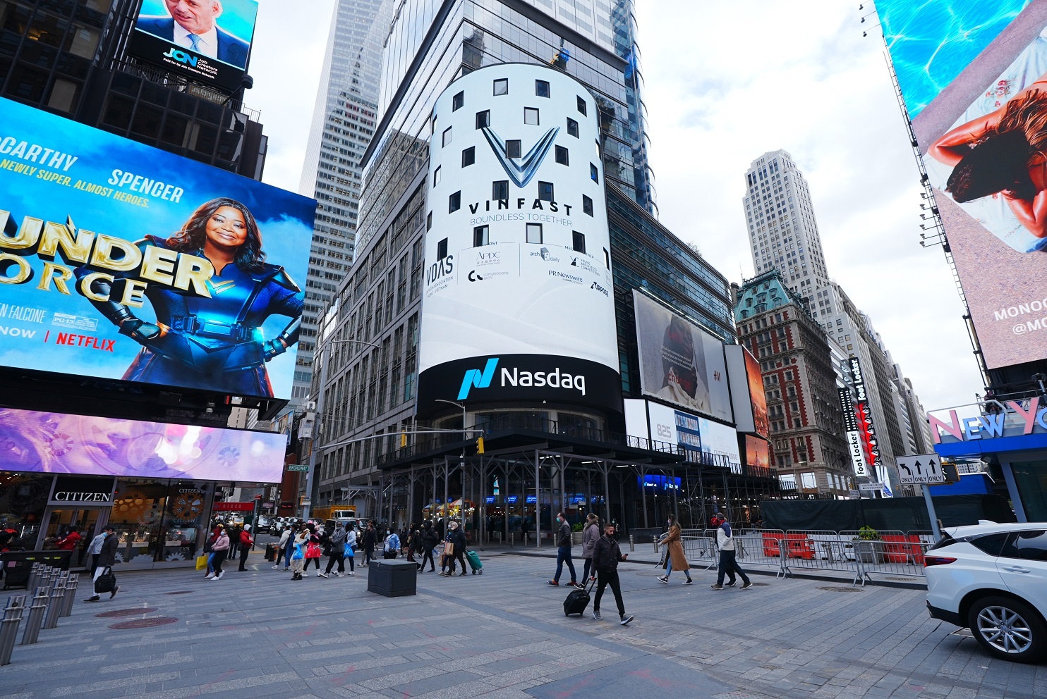 VinFast sẽ phát trực tiếp trên Quảng trường Thời đại, New York trong ngày ra mắt toàn cầu