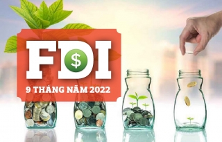[Infographic] FDI 9 tháng năm 2022