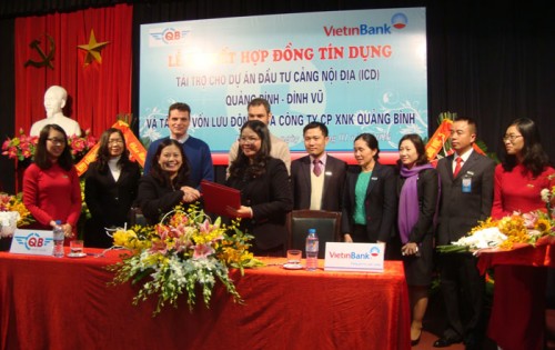 VietinBank Hải Phòng dành 251 tỷ đồng cho Dự án cảng nội địa Quảng Bình - Đình Vũ