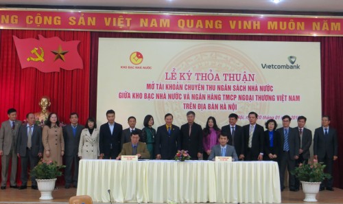 Hà Nội: Ký kết thỏa thuận mở tài khoản chuyên thu NSNN