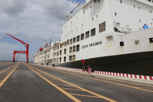 Cảng quốc tế Long An đón chuyến tàu thử nghiệm đầu tiên trong năm 2017