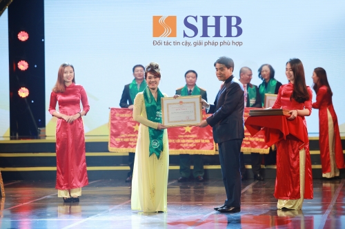 SHB được vinh danh có thành tích xuất sắc trong hoạt động kinh doanh