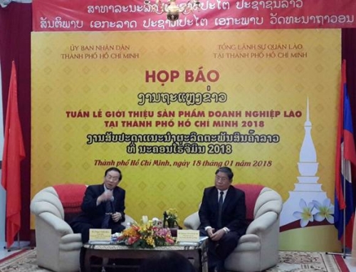 Sắp diễn ra Tuần lễ sản phẩm doanh nghiệp Lào tại TP.Hồ Chí Minh