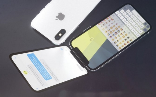 Sẽ ra sao nếu iPhone X là một chiếc điện thoại nắp gập?