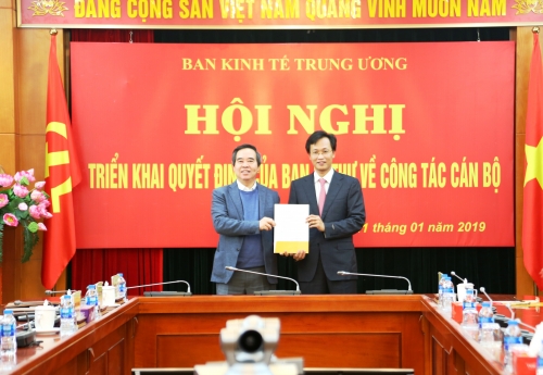 Đồng chí Nguyễn Hữu Nghĩa giữ chức Phó Trưởng Ban Kinh tế Trung ương