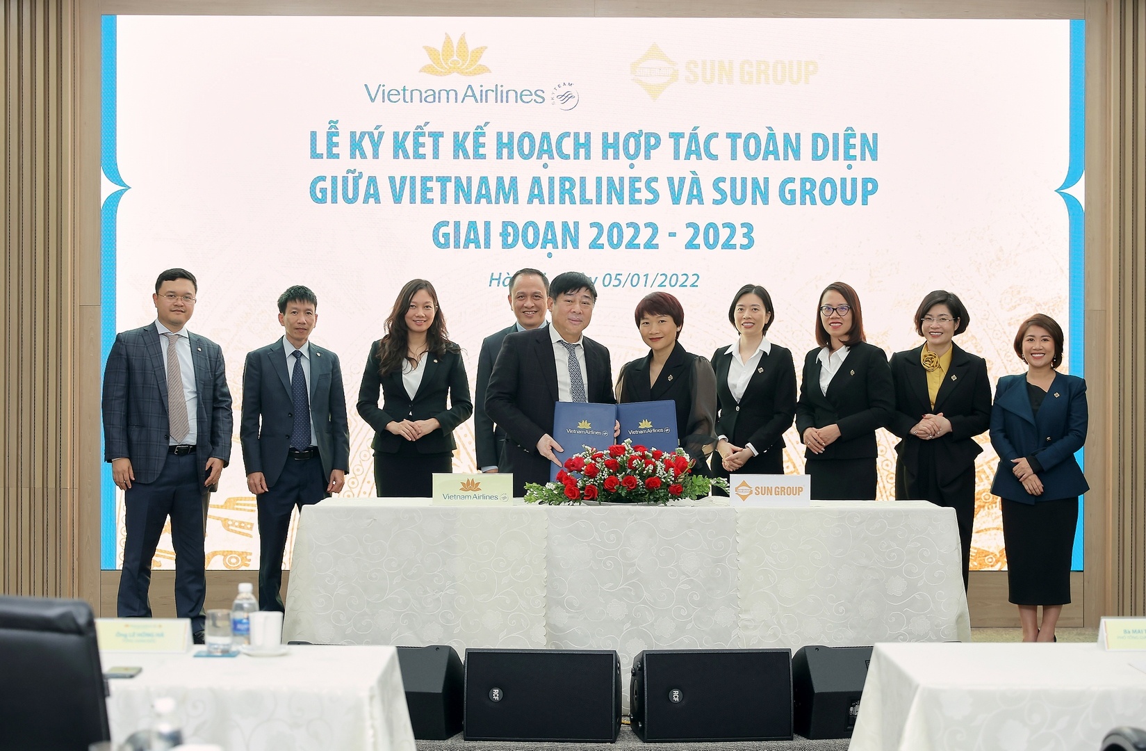 tap doan sun group va vietnam airlines mo rong hop tac chien luoc giai doan 2022 2023