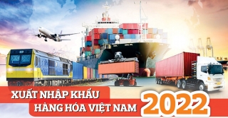 [Infographic] Xuất nhập khẩu hàng hóa Việt Nam 2022