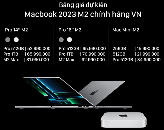 gia mac mini macbook pro moi co the tu 159 trieu dong