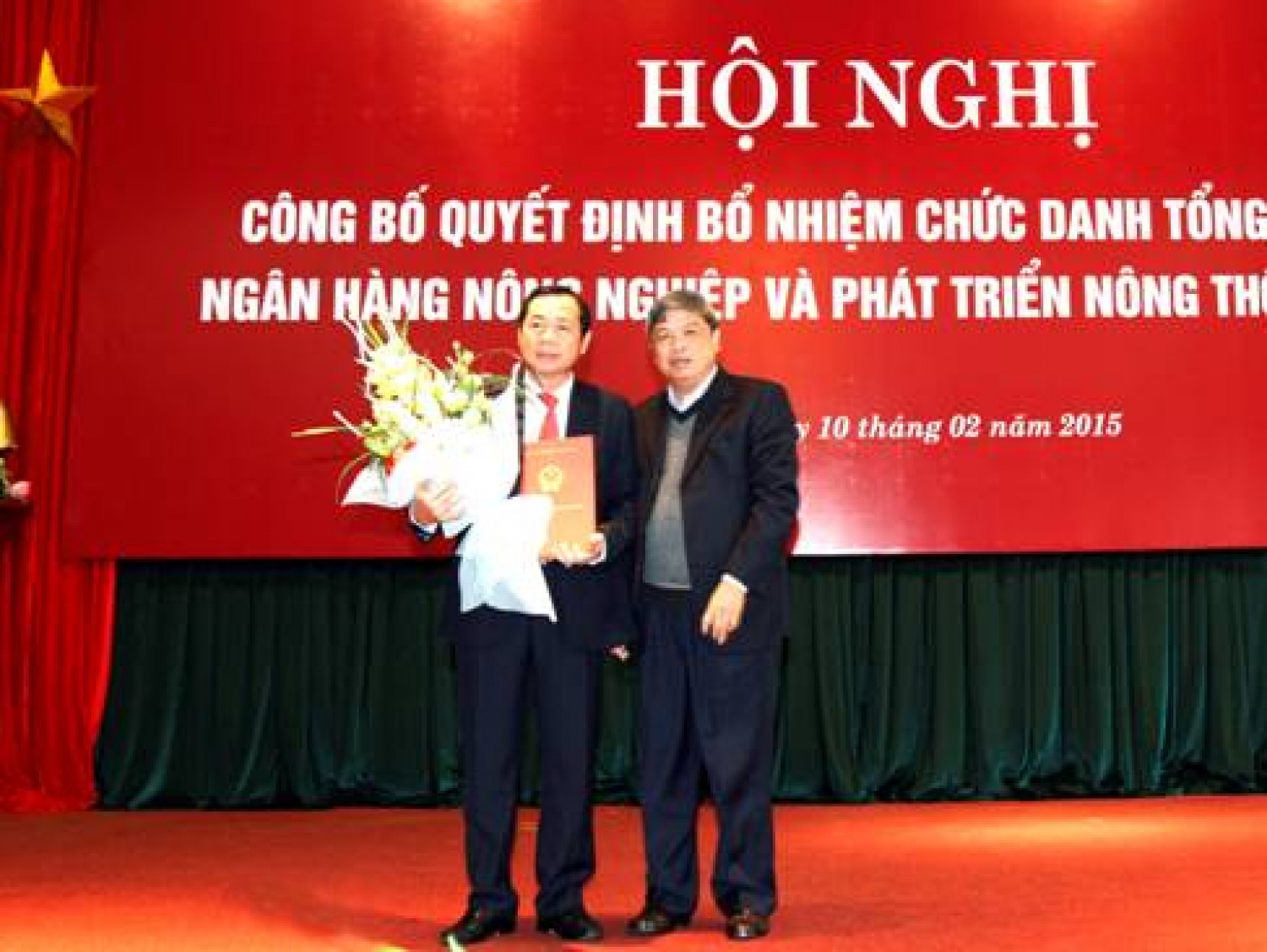 Ông Tiết Văn Thành chính thức giữ chức Tổng giám đốc Agribank