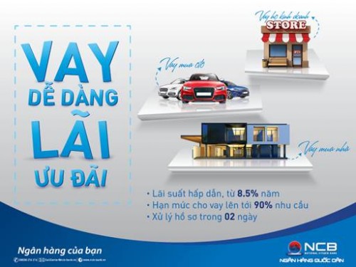 NCB dành 500 tỷ đồng cho vay ưu đãi khách hàng cá nhân