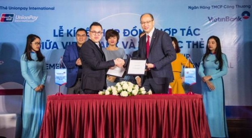 VietinBank ký kết hợp tác với UnionPay International