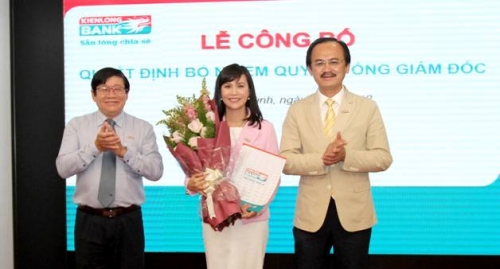 Bà Trần Tuấn Anh giữ chức vụ Quyền Tổng giám đốc Kienlongbank