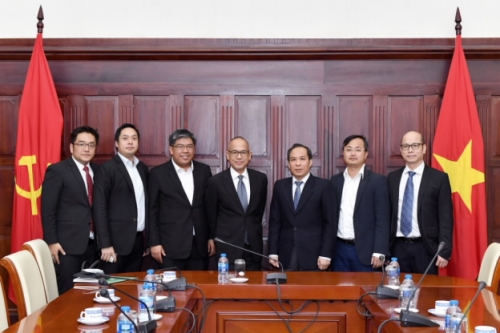 Phó Thống đốc NHNN Đoàn Thái Sơn tiếp Phó Chủ tịch Ngân hàng Đại chúng TNHH Kasikornbank
