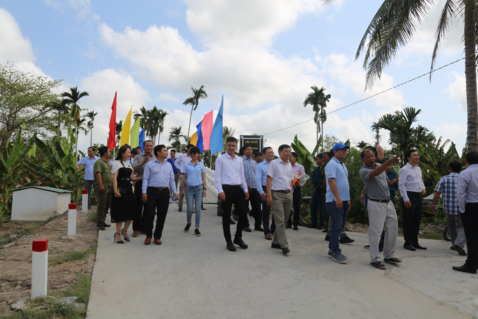 Vietbank khánh thành cầu giao thông nông thôn tại xã Kế Thành, tỉnh Sóc Trăng