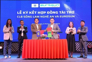 Eurosun Việt Nam tiếp tục đồng hành với Câu lạc bộ Sông Lam Nghệ An