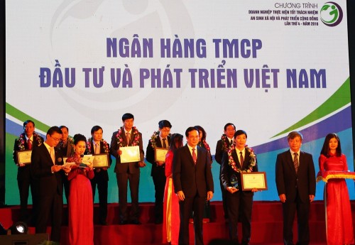 BIDV: DN thực hiện tốt an sinh xã hội