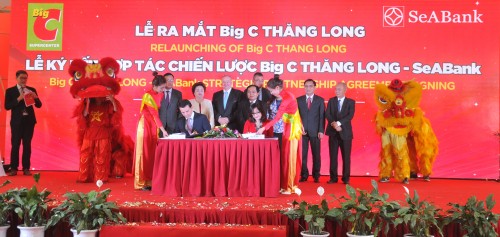 SeABank và hệ thống siêu thị Big C Hà Nội ký kết hợp tác