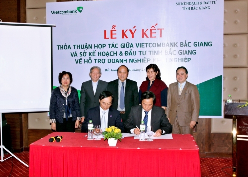 Vietcombank dành 1000 tỷ đồng cho vay DN khởi nghiệp ở Bắc Giang