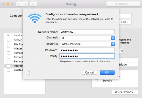 Cách biến MacBook thành điểm phát Wi-Fi