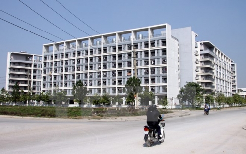 Khu nhà cho người thu nhập thấp xã Tiền Phong (Mê Linh) có quy mô hơn 4500 người