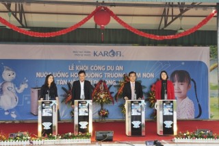 Công ty Karofi khởi công dự án “Nước uống học đường”