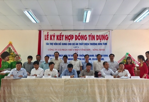 Vietcombank nâng hạn mức tín dụng cấp cho Công ty Thủy Điện Vĩnh Sơn Sông Hinh