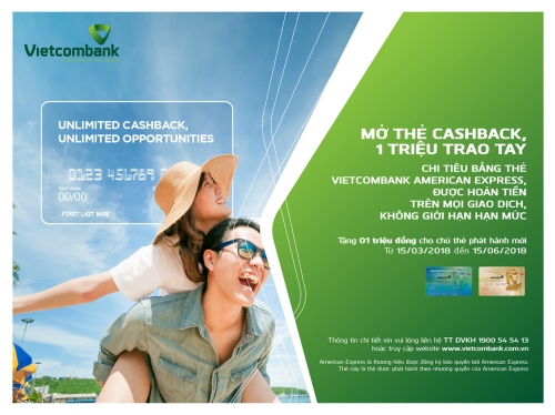 Nhiều ưu đãi hấp dẫn cho KH khi phát hành và thanh toán thẻ Vietcombank