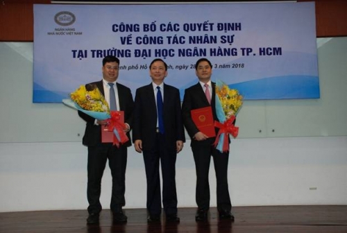 NHNN bổ nhiệm hai cán bộ lãnh đạo Đại học Ngân hàng TP.HCM