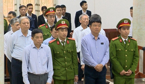 Bị cáo Đinh La Thăng bị tuyên 18 năm tù giam