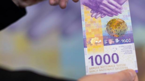 Thụy Sĩ phát hành tờ 1.000 franc mới